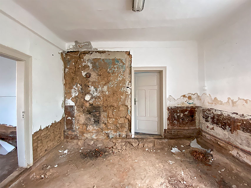 Sanierung des Erdgeschosses der Heimatstube in Oberdorla (Thüringen) 2